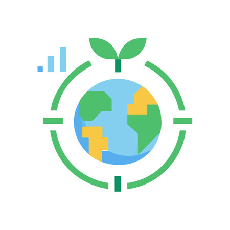 Ecology vector logo design template. Earth globe icon. Vector illustration.のイラスト素材