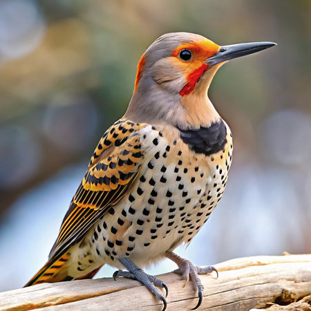 Red-bellied Flicker (Colaptes rufescens)の写真素材