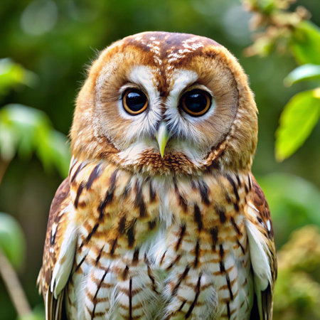 Portrait of an owlの写真素材
