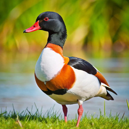 Common Shelduck (Tadorna tadorna)の写真素材