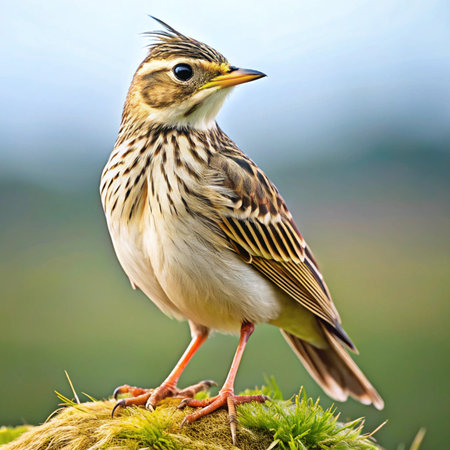 Red-throated Pipit (Zonotrichia rufescens)の写真素材