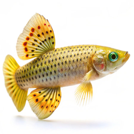 Betta fish on a white background. Isolated on white.