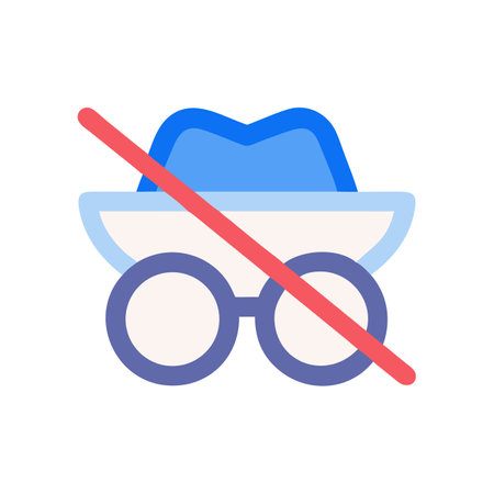 Symbol depicting an inability to see or hide somethingのイラスト素材