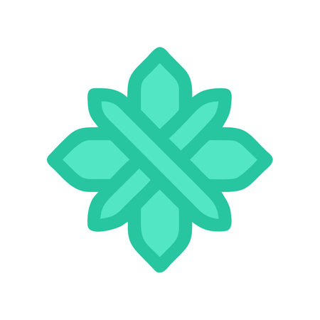 Abstract Floral Design with Intersecting Lines on Black Backgroundのイラスト素材