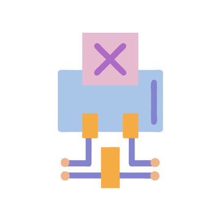 Stylized schematic diagram of electronic component on black backgroundのイラスト素材