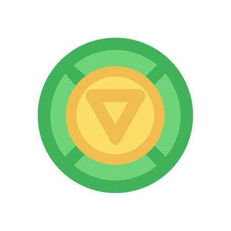 Abstract downward arrow geometric shape centered with flat designのイラスト素材