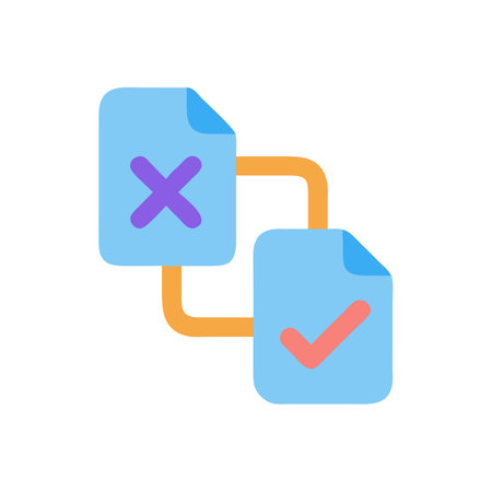 Decision making process: Reject or accept vector illustrationのイラスト素材
