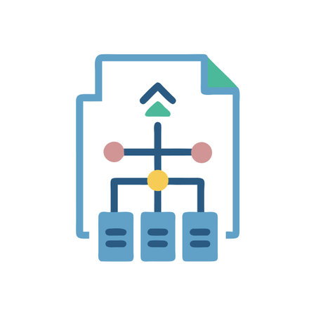 data center related icon on background for graphic and web design. Creative illustration concept symbol for web or mobile appのイラスト素材