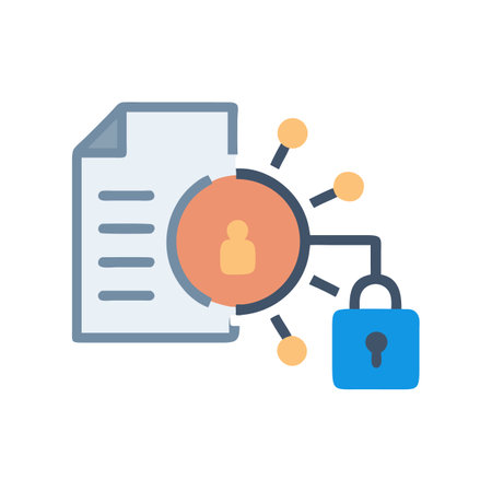 Secured document with user access network and data protectionのイラスト素材