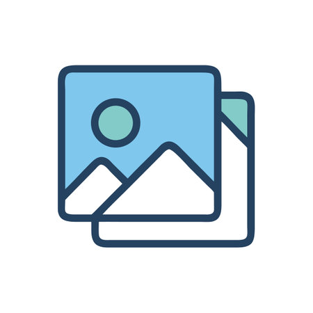 Stylized landscape image stack representing nature and travel themes
