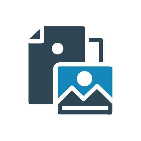 File and image stock design illustration for software designのイラスト素材
