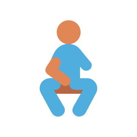 Abstract minimalist person sitting graphic on a black backgroundのイラスト素材