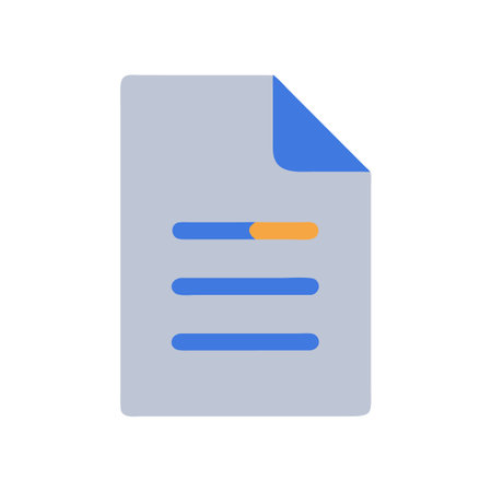 Abstract document icon with highlighted data bar indicatorのイラスト素材