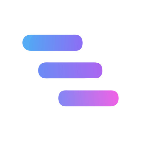 Abstract gradient bars on black background for graphic design