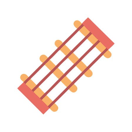 Abstract Rectangular Grid Pattern in Coral and Peach Colorsのイラスト素材
