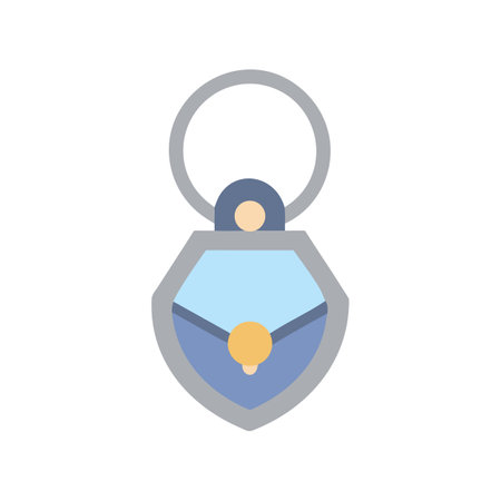 Stylish minimalistic bag icon with gray and blue tonesのイラスト素材