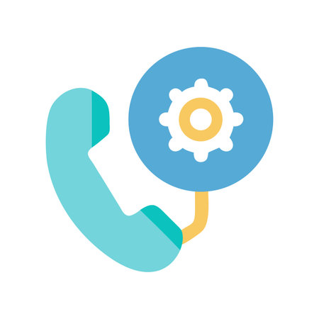 Technical support with phone service and gear adjustment optionのイラスト素材