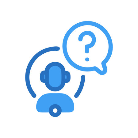 User avatar with question mark graphic on black backgroundのイラスト素材