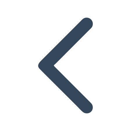 Blue arrow pointing left, isolated on black background, for navigation and interface designのイラスト素材
