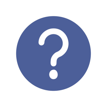 Simple question mark in a blue circle on black background for information conceptのイラスト素材