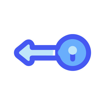 Light blue arrow merging into a blue target, concept of direction and focusのイラスト素材