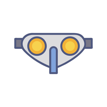 Cartoon Style Optometry Equipment: Flat Vector Illustration of Eye Examination Instrumentのイラスト素材