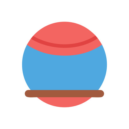 Abstract graphical illustration of a globe with red and blue sections on black backdropのイラスト素材