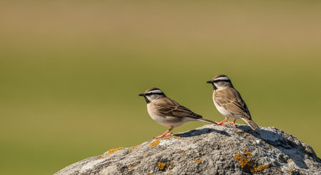 Rufous-throated lark (Lanius ruficollis)の写真素材