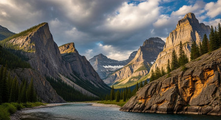 Glacier National Park, Montana, United States of America.の写真素材
