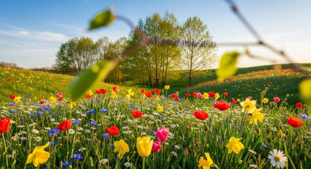Scenic Floral Background