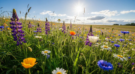 Scenic Floral Background