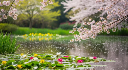 Scenic Floral Background