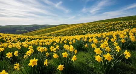 Scenic Floral Background