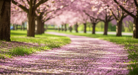 Scenic Floral Backgroundの写真素材