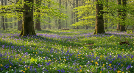 Scenic Floral Backgroundの写真素材