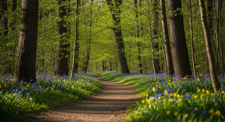Scenic Floral Background