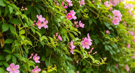 Scenic Floral Backgroundの写真素材