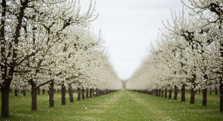 Scenic Floral Backgroundの写真素材