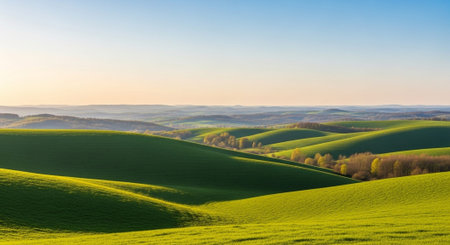 Beautiful landscape in South Moravia, Czech Republic, Europe.