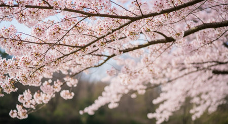 cherry blossom in spring time, sakura in Japan.