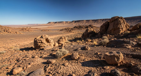 Panorama of the Valley of Fire State Park, Nevada, USA