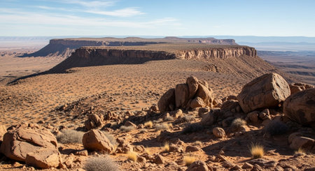 Panoramic view of the Valley of Fire State Park in Nevada
