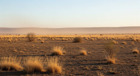 Desert landscape in the Namib-Naukluft National Park in Namibiaの写真素材
