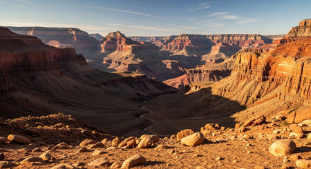 Panoramic view of the Grand Canyon National Park, Arizona, USA