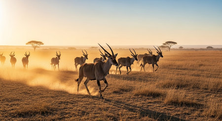 Wildlife Animal and Desert Landscape Photo Collection Displayed in Organized Thumbnail Grid Gallery.の写真素材