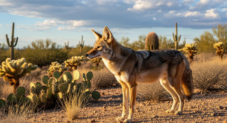Wildlife Animal and Desert Landscape Photo Collection Displayed in Organized Thumbnail Grid Gallery.の写真素材