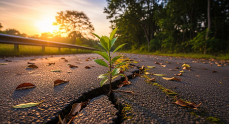 Nature Growth and Blooming Flowers Collection â Seedlings, Lotus Water Lilies, Roses, Sunflowers, Tulips, Lavender Fields and Garden Landscapes.の写真素材