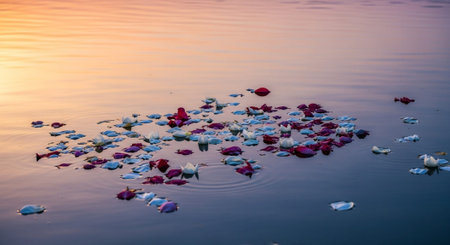 Nature Growth and Blooming Flowers Collection â Seedlings, Lotus Water Lilies, Roses, Sunflowers, Tulips, Lavender Fields and Garden Landscapes.の写真素材