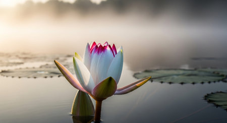 Nature Growth and Blooming Flowers Collection â Seedlings, Lotus Water Lilies, Roses, Sunflowers, Tulips, Lavender Fields and Garden Landscapes.の写真素材