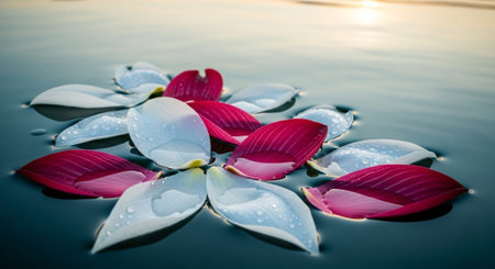 Nature Growth and Blooming Flowers Collection â Seedlings, Lotus Water Lilies, Roses, Sunflowers, Tulips, Lavender Fields and Garden Landscapes.の写真素材